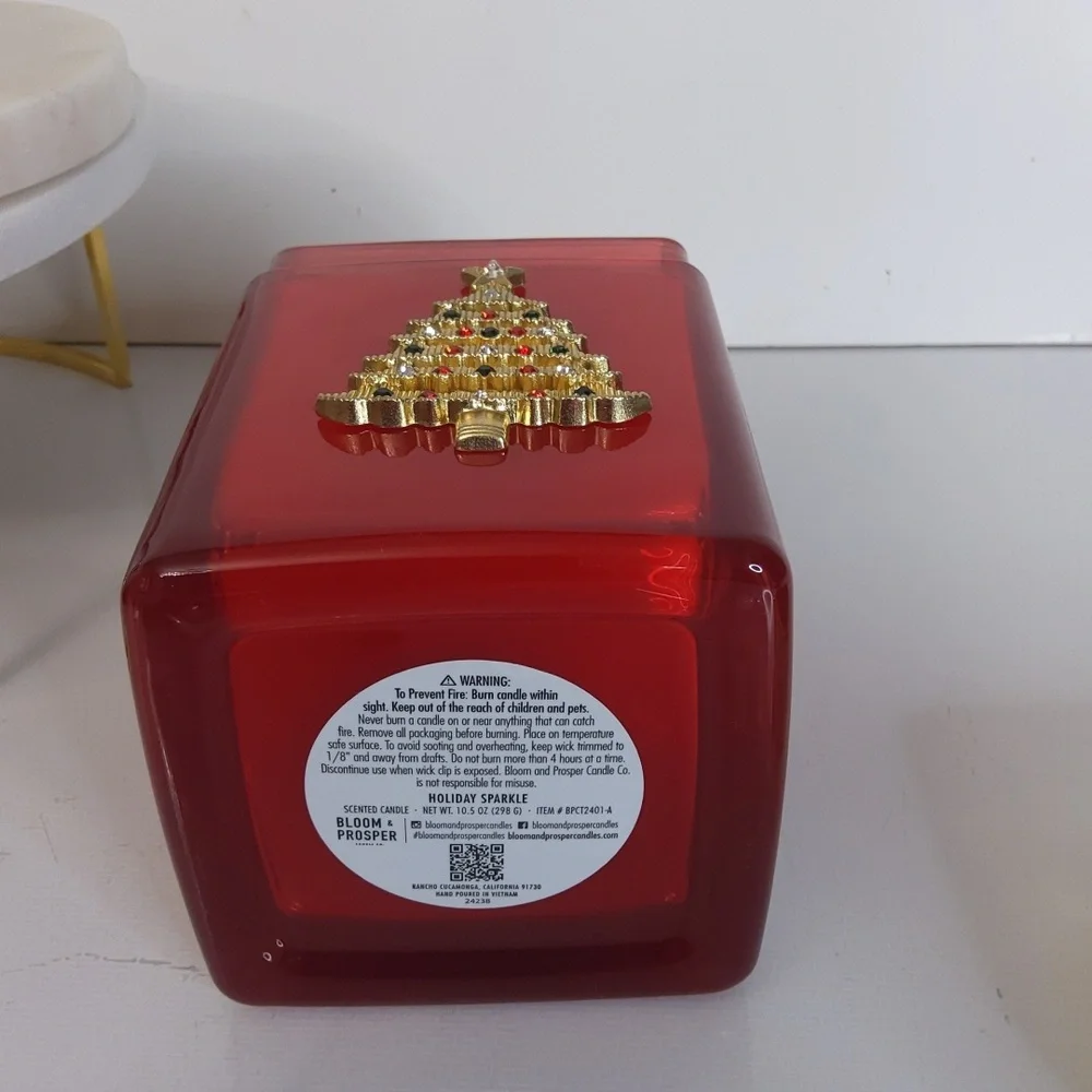 Bloom & Prosper 1-Wick Christmas Scented Candle, NWT